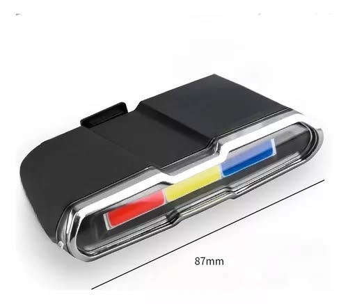 Zatsu® Luz Leda trasera tipo patrulla Recargable USB